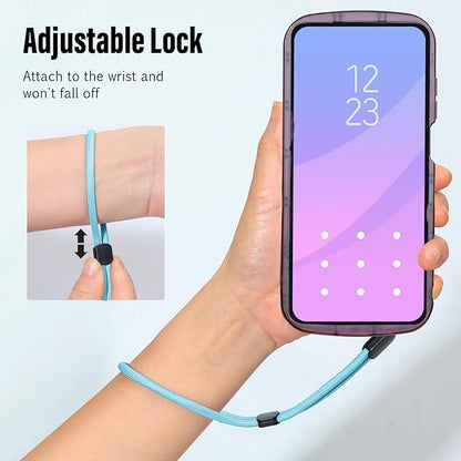 Wrist Strap Lanyard, 12 Pack Adjustable Wristlet Phone Lanyards for Keys, Cell Phone, Camera, USB Flash Drives, Flashlight, Keychain, ID Name Tag Badge(Mix Color)