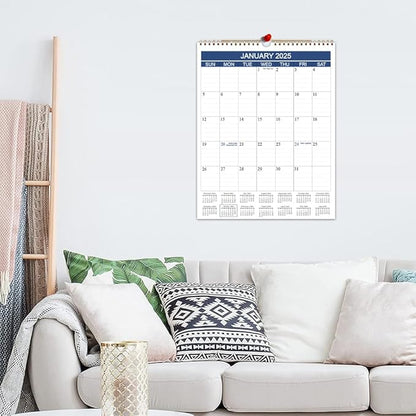 Calendar 2025-2026 - Wall Calendar Runs from Jan 2025 to Jun 2026-18 Monthly Calendar with Thick Paper for Planning and Organizing for Home or Office, Calender Planner, 8.5 x 11 In 2025 26 Calendars