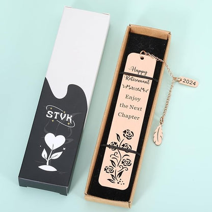 Retirement Gift for Woman Manager Gifts for Her Him Retirement Bookmarks Gifts Appreciation Gifts for Boss Leader Boo Basket Stuffers for Women Halloween Themed Gifts Christmas Stocking Stuffers