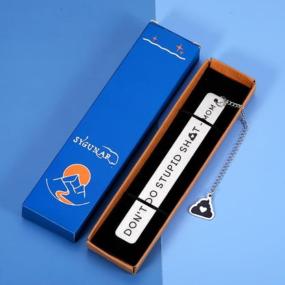 Easter Basket Stuffers for Boys Girls Funny Bookmarks White Elephant Gifts Christmas Stocking Stuffer for Son Daughter from Mom Valentine Birthday Graduation Humor Gag