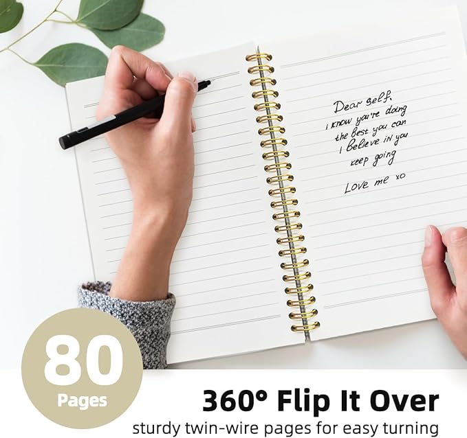 Difference Maker Gift, Difference Maker Definition Spiral Notebook Journal, Motivational Notebooks, Thank You Gifts for Women Men Teacher Coworkers, Hardcover Spiral Notebook 5.5x8.3(Green)