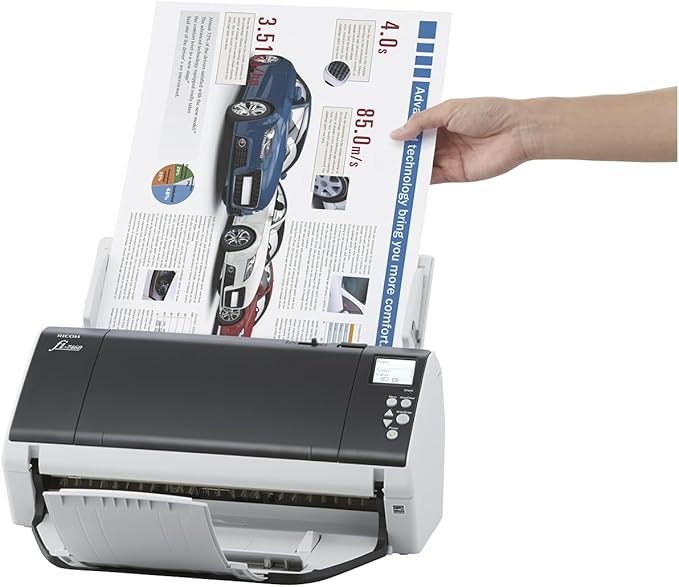 RICOH fi-7460 Wide-Format Color Duplex Document Scanner with Auto Document Feeder (ADF)