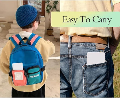 Desk Calculator, Desktop Small Calculator with Writing Notepad, Basic 4-Function Math Large Button Calculator, School Supplies for Kids, Middle/High School Students (White)