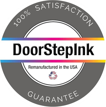 DoorStepInk Remanufactured in The USA Ink Cartridge Replacements for HP 45 51645 51645A Black for HP Printer Color Copier 110, 120, 140, 145, 150, 155, 160, 170