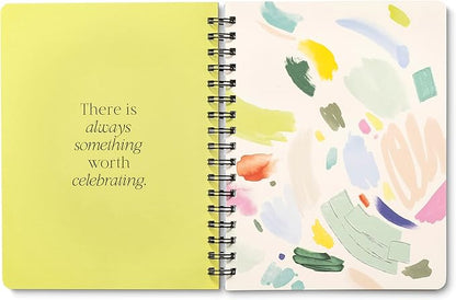 Compendium Spiral Notebook - Something Good Is Going to Happen Today. — A Designer Spiral Notebook with 192 Lined Pages, College Ruled, 7.5”W x 9.25”H
