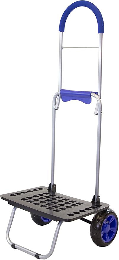 dbest 01527 Bigger Trolley Dolly, 16"14"40", Blue