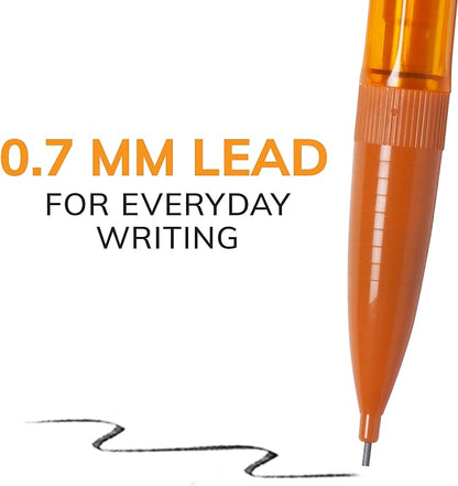 BIC Xtra-Smooth Mechanical Pencils with Erasers, Bright Edition Medium Point (0.7mm), 40-Count Pack, Bulk Mechanical Pencils for School or Office Supplies