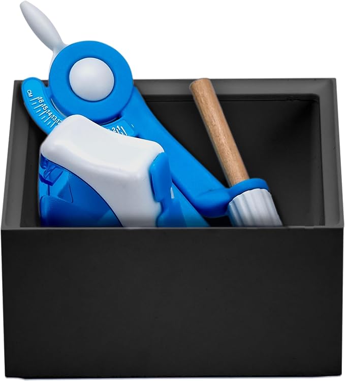 Bostitch Office Konnect Desk Organizer Accessory Tray, Stacks for Desktop Storage, Black