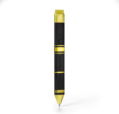 Pen Bookmark with Refills | Erasable Ballpoint Gel Pen and Bookmark 3-in-1 | Ink Novelty Pen with Eraser | Page Marker | Book Marker | Page Holder Clip | Gift for Reader and Writer (Black Gold)