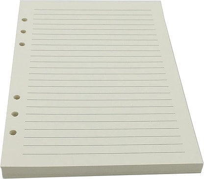A5 Refill Paper, [3 Pack] 100GSM Thick Refillable Paper 6 Hole Filler Inserts Loose Leaf Paper