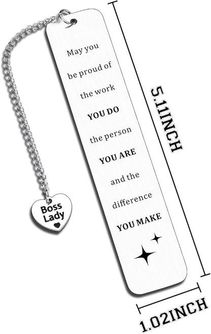 Stocking Stuffers for Boss Lady-Promotion Gifts for Women Book Mark for Reading Women White Elephant Gift for Bosses Secret Santa Gift for Female Best Manager Gifts Boss Leader Gift