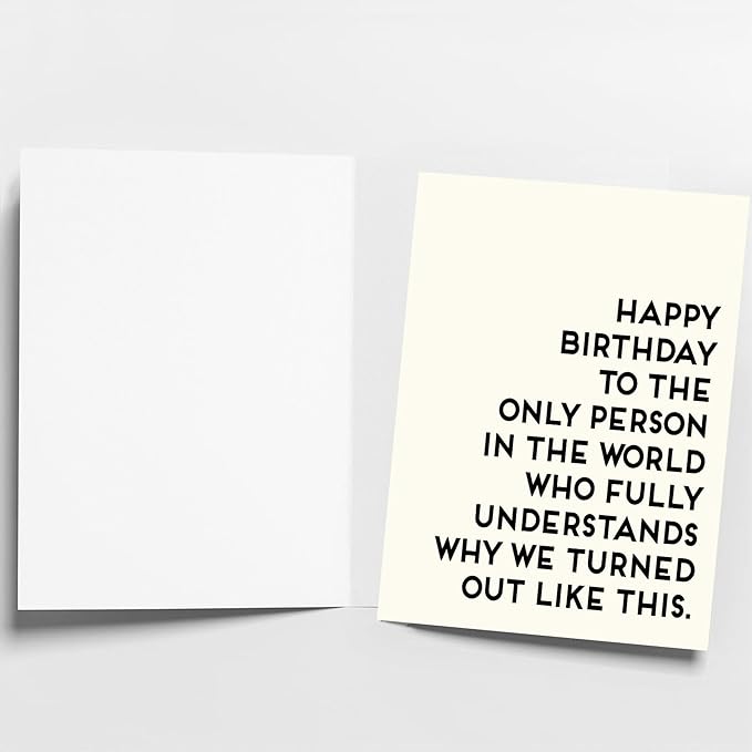 Brother Birthday Card, Sister Birthday Card, Funny Birthday Cards for Women, Birthday Card for Sister, Birthday Card for Brother, Funny Sister Birthday Card, Best Friend Birthday Card, Funny Brother Birthday Card