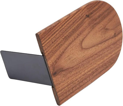 Pandapark Wood Bookends,Non-Skid Bookend for Shelves,Heavy Duty Bookends,Book Stand for Books/CDs,1 Pair