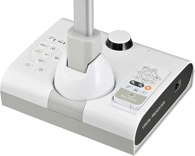 Elmo 1379 Model TT-12W STEM-CAM Visual Presenter, Document Camera with 192x Zoom (12x Optical + 16x Digital), 1/2.3" CMOS Sensor, 3.4 Megapixel, 30 Fps, HDMI in & Out, RGB, USB, Ethernet, Wi-Fi