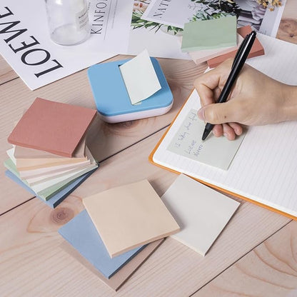 (16 Pack) Pop Up Sticky Notes 3x3 in Post Accordion Stickies Super Sticking Power Memo Pads Vintage Colors