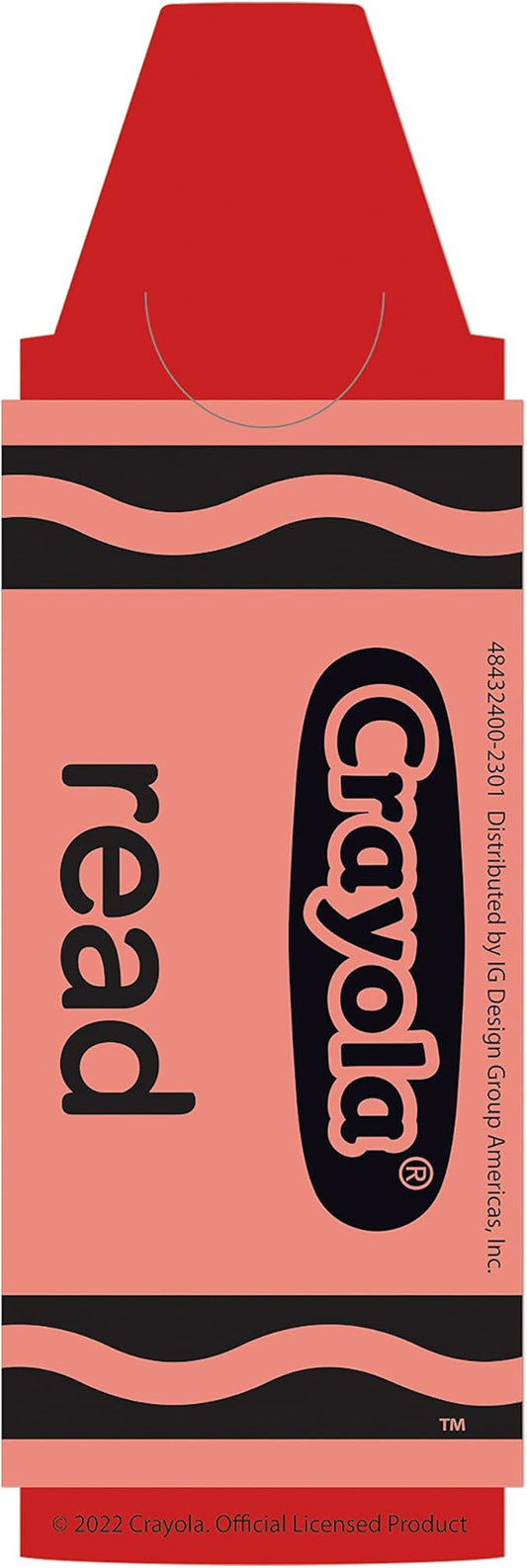 Eureka Crayola Colorful and Motivational Bookmarks for Students and Teachers, 2" x 6", 36 Pieces