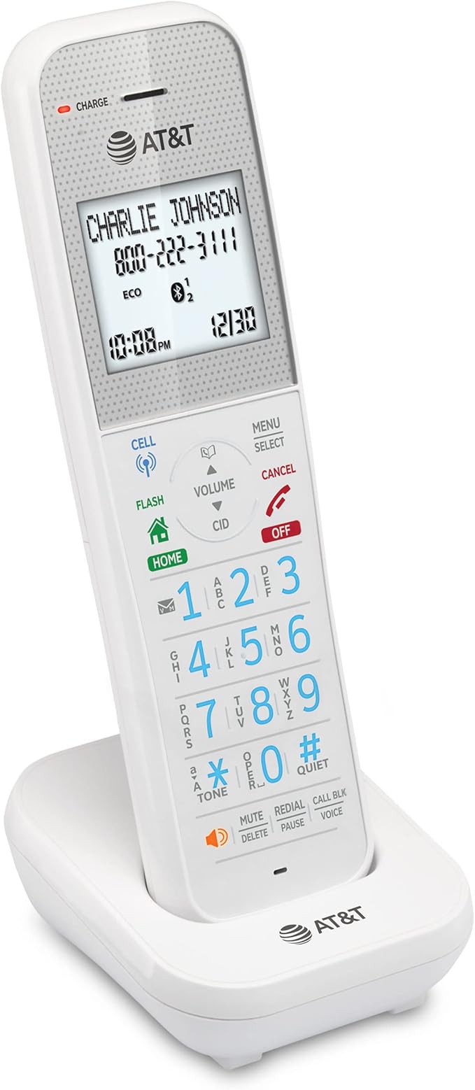 AT&T DAL75011 Accessory Handset for GL2113-x or DAL75x11 Phone System (White)