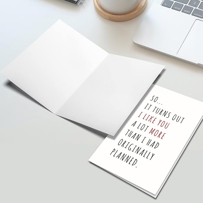 Ogeby Funny Valentine’s Day Card Gifts for Boyfriend Girlfriend, Cute Anniversary Cards Gifts for Husband Wife, Humor Valentine’s Day Cards Gifts for Couple Friends Men Women