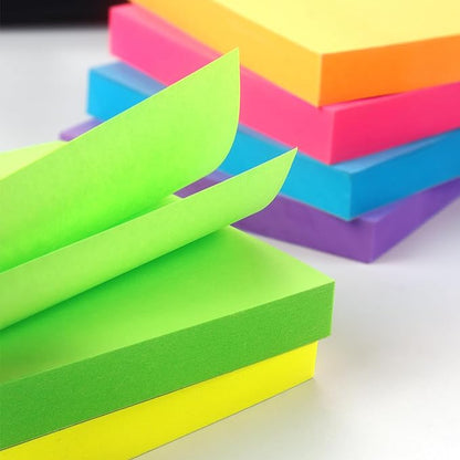 Sticky Notes 3x3 inch Bright Colors Self-Stick Pads 48 Pads/Pack 90 Sheets/Pad Total 4320 Sheets
