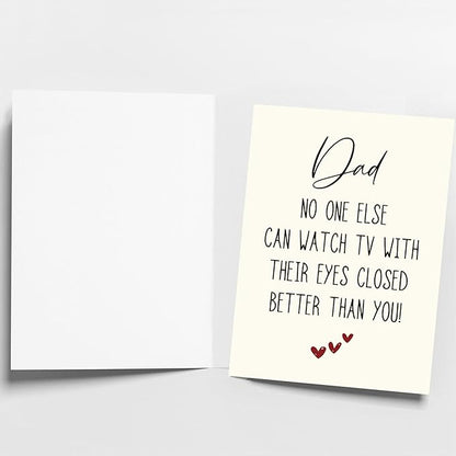 Hqulpr-Funny Birthday Cards For Dad, Birthday Cards For Men Funny Unique, Funny Fathers Dad Card, Birthday Card For Dad Funny, Birthday Cards For Dad From Daughter, Son