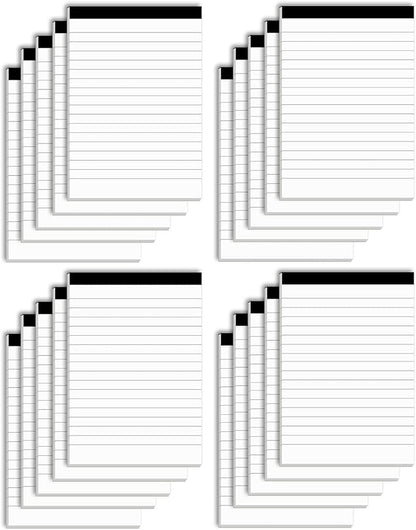 Notepads Bulk for Daily Planning and Organization of Work – 4 x 6-inches Ruled Pages – Thick Bright White Paper – 30 Pages – Note Pads College Ruled – Pack of 20