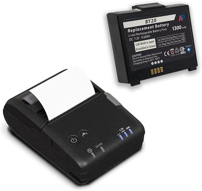 Artisan Power Replacement Battery for The Epson Mobilink TM-P20 Printer (OT-BY20, D171A, 2169271) 1300 mAh
