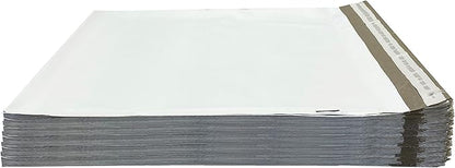 Colored Poly Mailers Pack of: (White, 14.5" x 19" pack of 250) Be creative with your packaging with Colored mailers
