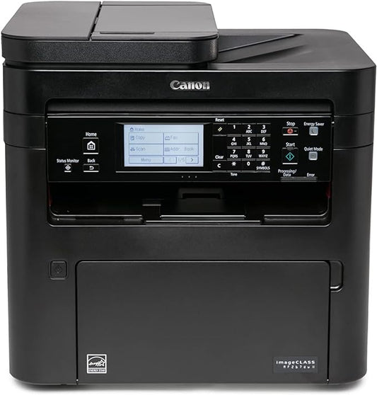 Canon imageCLASS MF267dw II - Monochrome Duplex Wireless Laser Printer, All-in-One With Scanner, Copier, Fax, Auto Document Feeder, Mobile Ready, 30 PPM, Black
