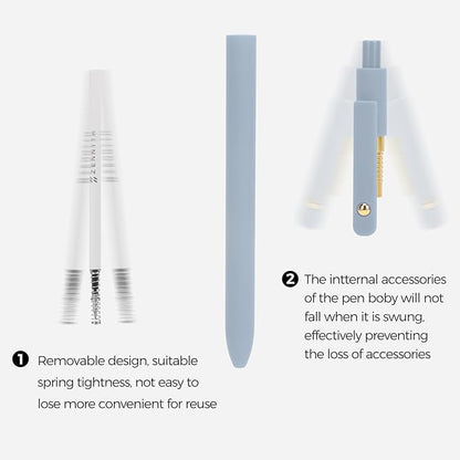 Ddaowanx Gel Pens, 12 Pcs 0.5mm Quick Dry Black Ink Pens Fine Point Smooth Writing Pens, Cute Office School Supplies Gifts for Women (12 Pcs Vintage+Morandi-Black Ink)