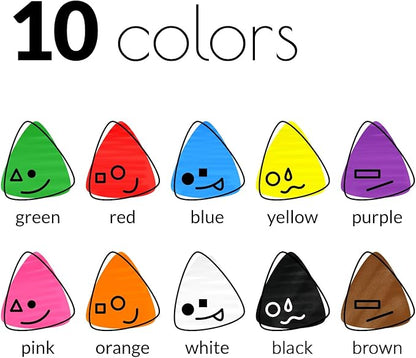 10 Liquid Chalk Markers for Blackboard, Window, Chalkboard, Glass, Car, Mirror, Wall Calendar (10 pack, 6mm Reversible Tip) | Chalk Pens for Dry Erase Board, Chalkboard Markers Erasable