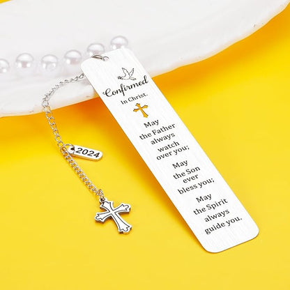 Confirmation Gifts for Teenage Girls Boys First Communion Gifts Confirmation Bookmark Gifts for Girls Boys Christian Religious Baptism Catholic Gifts for Son Daughter Graduation 2024 Birthday Gifts