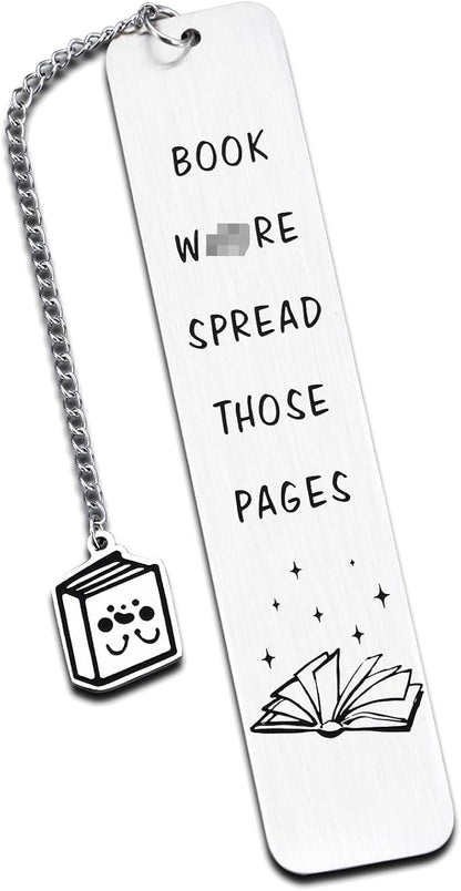 Funny Spicy Bookmark for Women Adult Female Friends Book Reader Romance Dark Novel Lovers Gifts Sister Valentines Day Birthday Gift Idea Book Club Present Funny Christmas Stocking Stuffers for Women