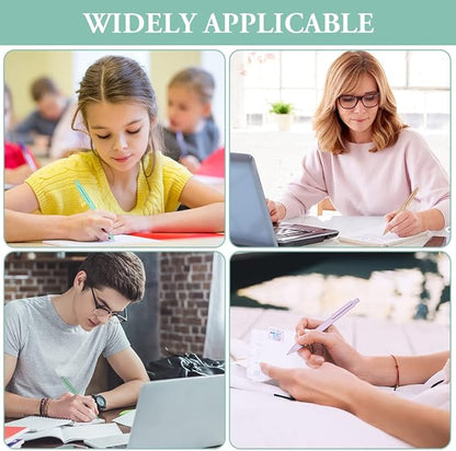 AUAUY Colored Retractable Gel Pens, 15PCS Cute Retractable Quick Dry Gel Ink Pen, Cute Pens 0.5mm Medium Point Quick Drying for Writing Drawing Journaling Note Taking School Office Home