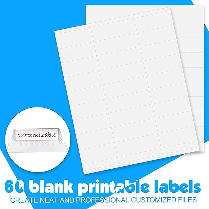 HERKKA Extra Capacity Hanging File Folders, 60 Pack Reinforced Letter Size Hanging Folders with Heavy Duty 1 Inch Expansion, Designed for Bulky Files, Medical Charts, Adjustable Tabs, Assorted Colors