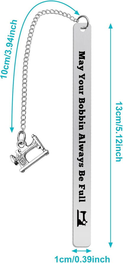Bookmark Gift for Sewing Lover Women Mom Grandma Quilting Gift Seamstress Gift Funny Quilting Gifts for Quilters Seamstresses Sewing Gifts for Designer Quilting Book Marker Gifts for Costume Designer