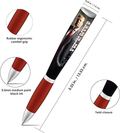 Trump Commander in Chief Ballpoint Pen, MAGA, Trump Merchandise Donald Trump Gifts for Men & Women, Make America Great Again Donald Trump Commander in Chief Pen - Imprinted In The USA (3-Sided Pen)