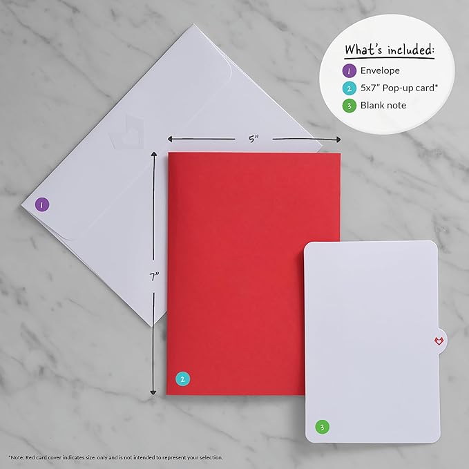 Lovepop Everyday Pop-Up Card for Her, Him, Girls, Boys - 3D Love Greeting Cards - I Lava You - 5" x 7" - Blank Note Card & Envelope Included