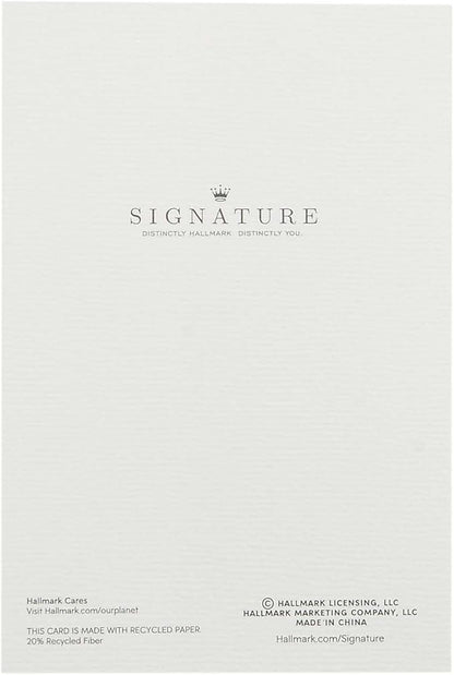 Hallmark Signature Love Card (Time Flies)