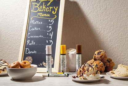 Glass Pen Window Marker: Liquid Chalk Markers for Glass, Car Marker or Mirror Pen with Washable Paint - Car Windows, Storefront Window, Wedding, Parade, Party & Holiday Decorations (White, Fine Tip)