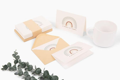 Baby Shower Thank You Cards with Envelopes, 50 Pack, Baby Girl Shower, Baby Boy Shower, Gender Neutral, Baby Shower Thank You Notes, Baby Shower Cards, Baby Thank You Cards for Girl, Baby Thank You