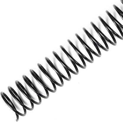 TOTiyea 50 Pack Plastic Binding Coils,215 Sheet Capacity,25mm (1") Binding Spirals,4:1 Pitch Letter Size (8.5x11 Inches) Black Plastic Binding Spirals