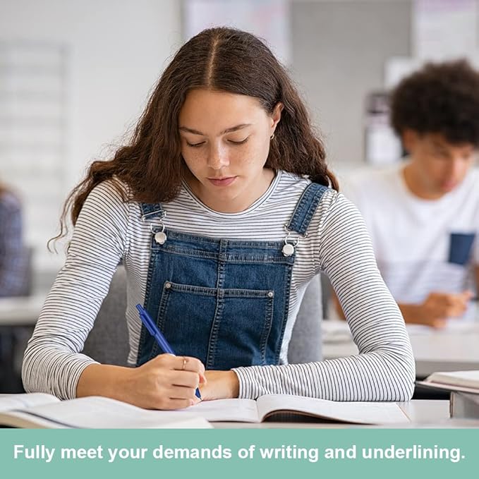 AUAUY Retractable Gel Pens, 15PCS Cute Retractable Quick Dry Gel Ink Pen, Cute Pens 0.5mm Medium Point Black Ink Quick Drying for Writing Drawing Journaling Note Taking School Office Home