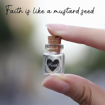Bulk 30 Have a Little Faith Card Christian Gifts for Women, School Church Wedding Baptism Unique Christian Religious Inspirational Gifts for Women Men (1ml-30pcs)