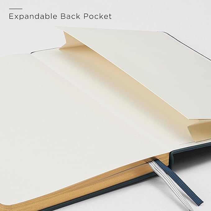 A5 Lined Leather Journal and Pen Set, Hardcover Notebook with Pen, 160 Pages 100gsm Thick Ruled Paper for Men Women, for Work, Business, School or Home Writing, 5.7'' x 8'', Gift Box Included (Pink)