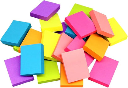 Sticky Notes 1.5x2 Inches,48 Pads, Bright Colors Self-Stick Pads,75 Sheets/Pad…