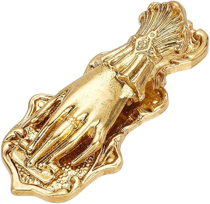 Lady's Hand Shaped Book Clip Vintage Gold Metal Bookholder Paper Page Holder Clip 3D Bookmarks Junk Journal Clip Traveler Scrapbook Kit Document Clip Stationery for Students Workbook