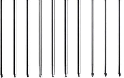 2.75'' Ballpoint Pen Refills,Standard D1 Ballpoint Pen Refill (Remove Blue Cap),Compatible with Swarovski Pen Refills (Blue Ink,Pack of 10)