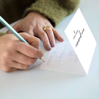 Set of 2 Funny Wedding Gift Cards, To My Groom Bride On Our Wedding Day Card, Wedding Day Vows Card for Our Forever Begins Today. （Our Forever）