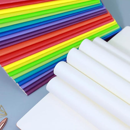 12 Pack A5 Kraft Notebook,Blank Pages - 60 Pages (30 Sheets),Sketch Book bulk, 8.3”x 5.5”Small Kraft Notebook