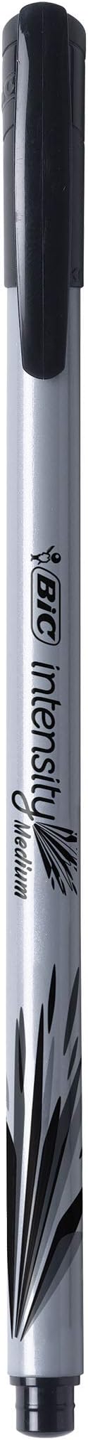 BIC Intensity Fineliner Marker Pen, Medium Point (0.7mm), Assorted Colors, 10 Count, Bold and Smooth Writing